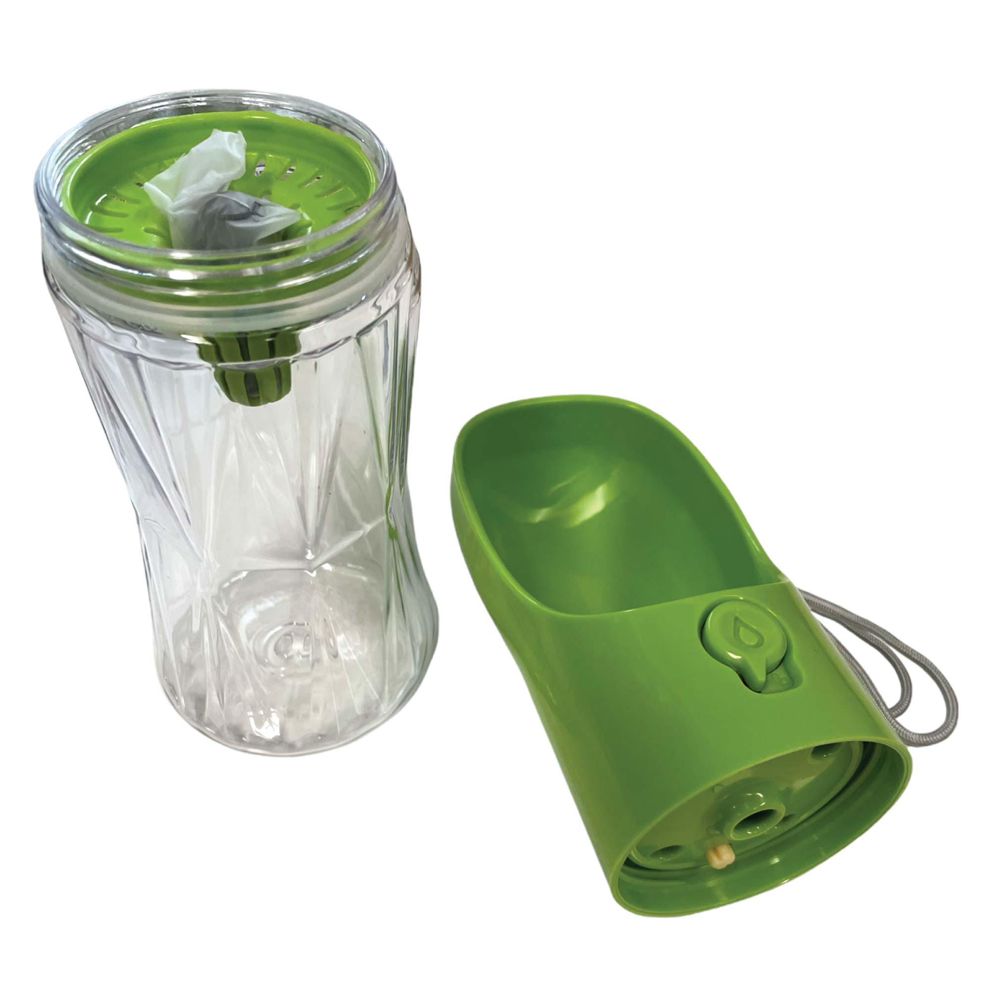 Portable Pet Water Bottle with Built-In Filter (380ml)