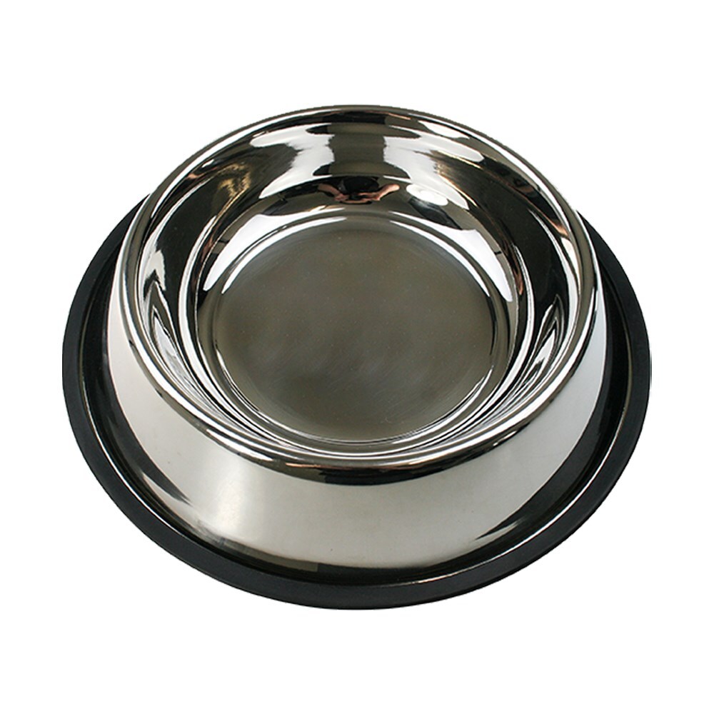 2-Pack XL Stainless Steel Non-Slip Pet Feeding Bowls (1.5L)