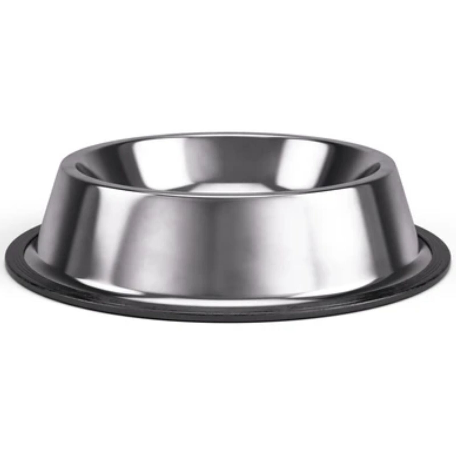 Medium Non-Slip Stainless Steel Pet Feeding Bowl (300ml)