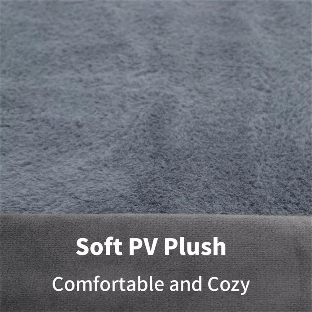 Medium Orthopedic Dog Bed – 3-Sided Bolster Calming Mattress with Removable Cover